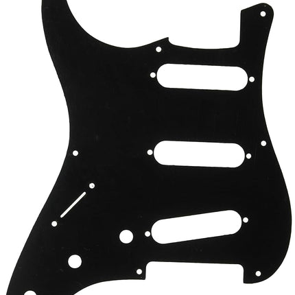 Golpeador estilo vintage Fender, Stratocaster 57, 8 orificios, negro, 3 capas
