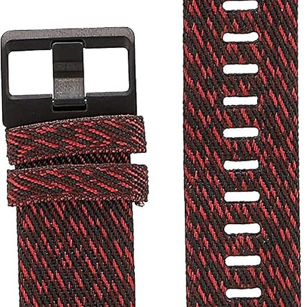 Garmin QuickFit 22 Watch Bands - Heathered Red Nylon