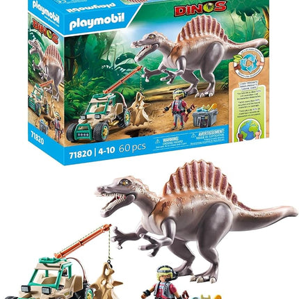 Playmobil | Dinos | Spinosaurus Attack on Dino Exc
