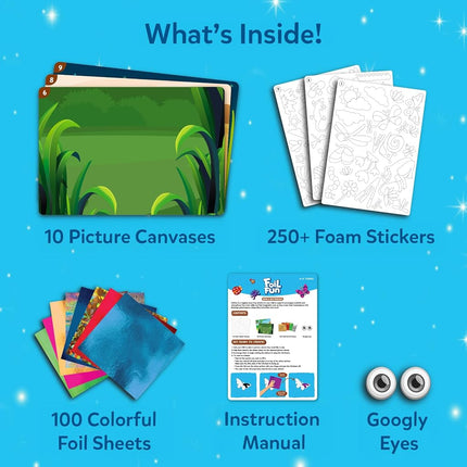 Skillmatics Foil Fun Bugs & Butterflies, Foil Art, Gift for Boys & Girls