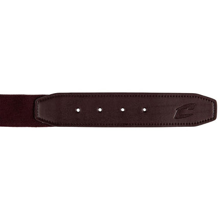 Champro Leather Baseball Belt, Maroon, 1-1/4"