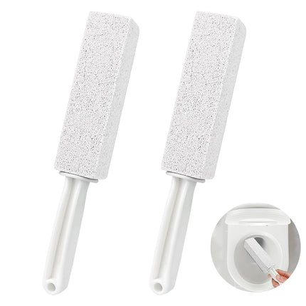 ddLUCK 2 Pack Pumice Cleaning Stone with Handle, T