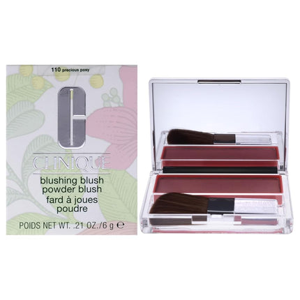 Clinique Blushing Powder With Brush, 110 Precious Posy, 6g