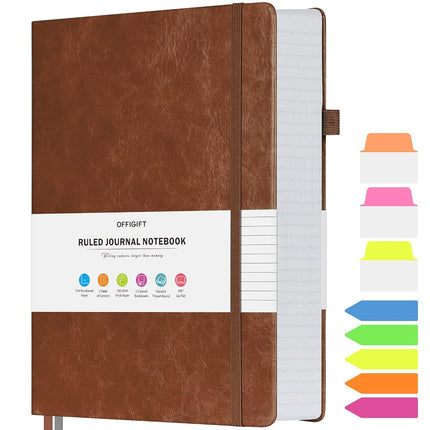 College Ruled Notebook B5, 312 Numbered Pages Diar