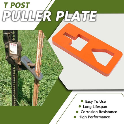HNeekyr T Post Puller Plate, Heavy-Duty Steel