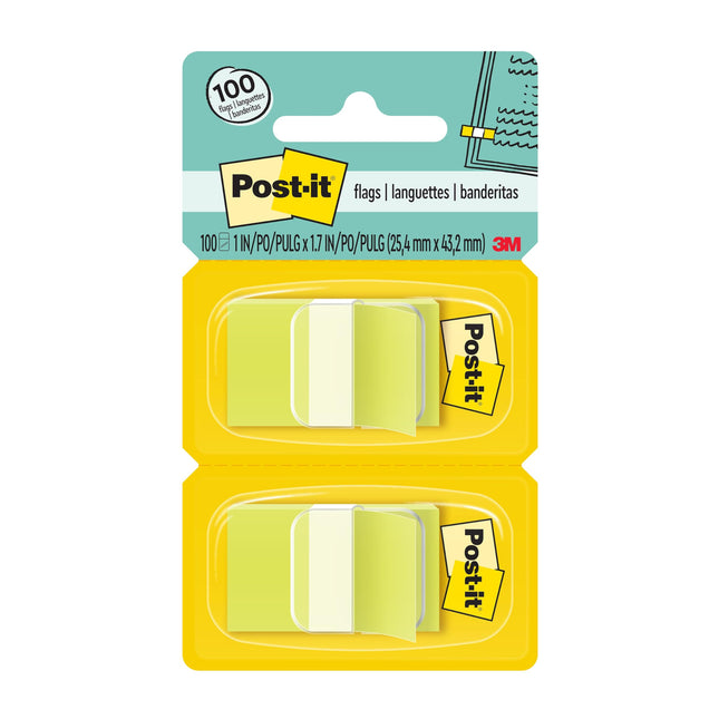 Post-it Flags, 50/Dispenser, 2 Dispensers/Pack, 1 