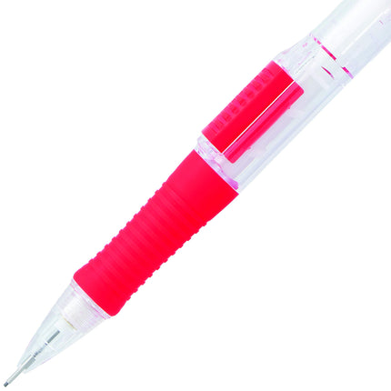 Portaminas Pentel QUICK CLICK (0.5mm), Barril Rojo - PD215B