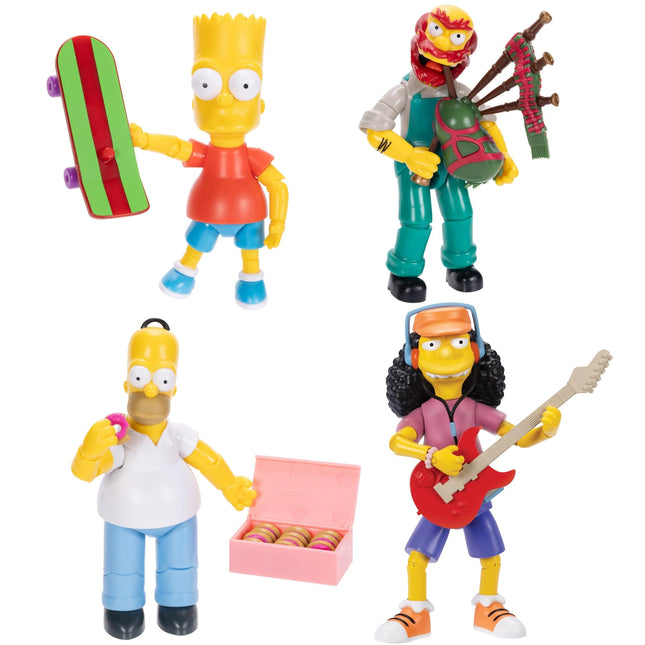 Disney The Simpsons Action Figures 4-Pack 5-Inch C