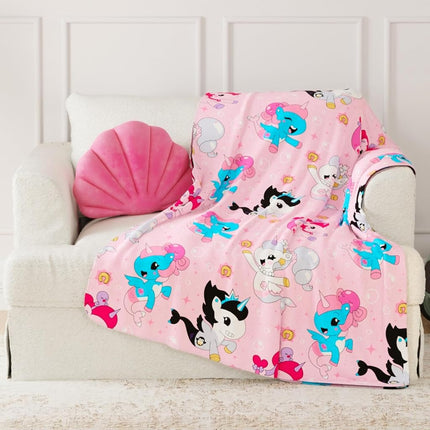 Mermicorno Starfall Kids Bedding Super Soft Plush 