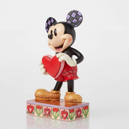 Disney Traditions Mickey Heart Personalisable Figurine