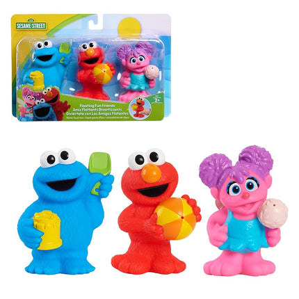 Sesame Street – Ensemble de 3 Jouets de Bain et de Piscine Flottants, Pistolets à Eau sous Licence Officielle pour Enfants dès 2 Ans par Just Play