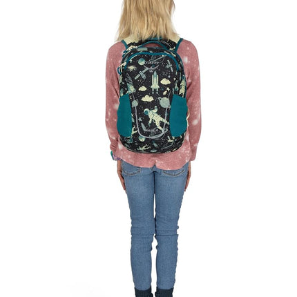 Osprey Daylite Jr Kid's Backpack, 9L, Space Travel Print/Antique Blue, O/S