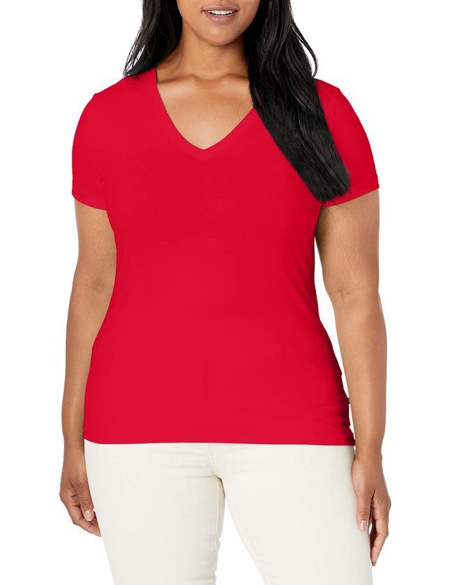 Nautica Women's Easy Comfort V-Neck Supersoft Stre