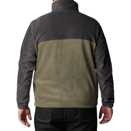 Columbia Men's Steens Mountain Full Zip 2.0 Fleece Jacket, Shark/Stone Green, 6X