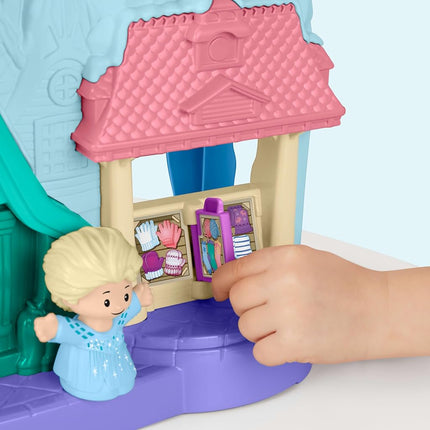 Fisher-Price Little People Toddler Toys Disney Frozen Arendelle Adventures Playset, Anna Elsa Olaf & Kristoff Figures, Kids Ages 18+ Months