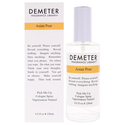 Demeter Asian Pear Pick-me Up Cologne Spray 4.0 Oz/ 120 Ml, 255 g