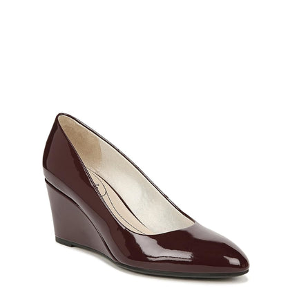 LifeStride Womens Gio Wedge Pumps, Pinot Noir, 8