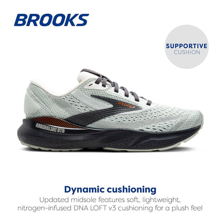 Brooks Women’s Adrenaline GTS 24 Supportive Running Shoe, Mercury/Ebony/Copper, 10 UK