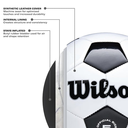 Wilson Traditional Soccer Ball - Size 5