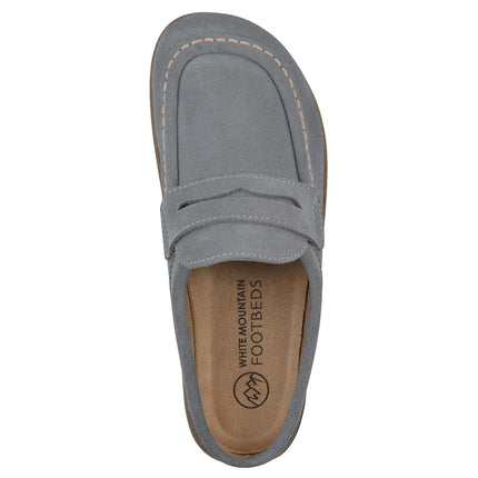 WHITE MOUNTAIN Women's Brinlee Mule, Blue Raspberry/Suede, 9 UK