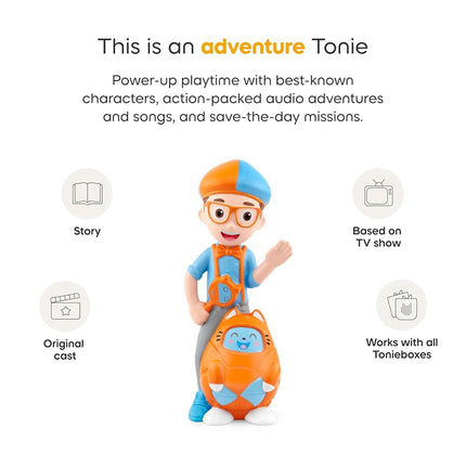 tonies Blippi Audio Toy Figurine from Moonbug