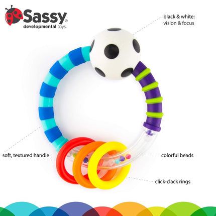 Sassy 80017 Ring Rattle