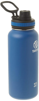 Botella de agua de acero inoxidable con aislamiento al vacío Takeya Originals, 946 ml, Azul marino