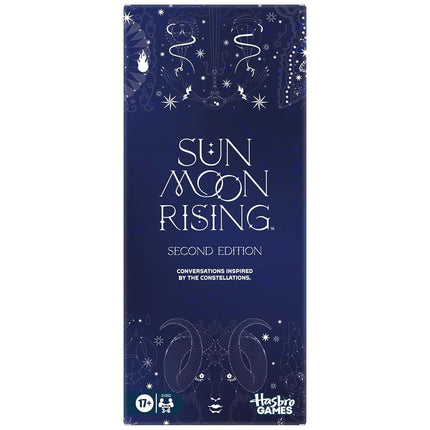 Sun Moon Rising Game (2nd Ed.) | 300 Zodiac Inspired Conversation Cards | Astrology Themed Party Games for Adults | Ages 17+ | 3-6 Players