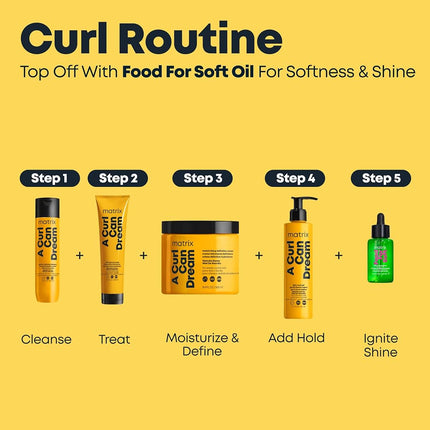Matrix Moisturising Hair Cream for Curly & Coily Hair, With Manuka Honey Extract, Total Results A Curl Can Dream, 500ml