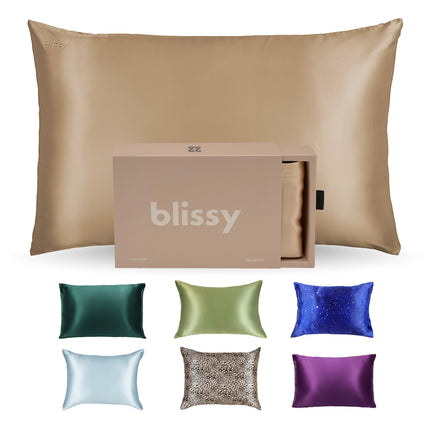Blissy Silk Pillowcase - 100% Pure Mulberry Silk -