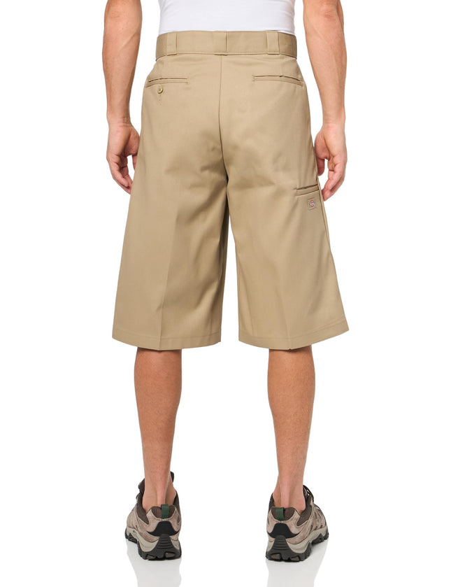 Dickies Mens Loose Fit Multi-use Pocket Work Shorts, Khaki, 38 Regular