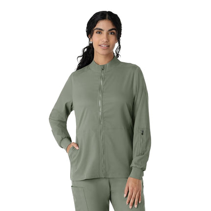 WonderWink womens Jacket, Sage, Large