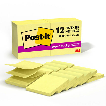 Post it Notes Super Sticky Z-Notes, 76mm x 76mm, C