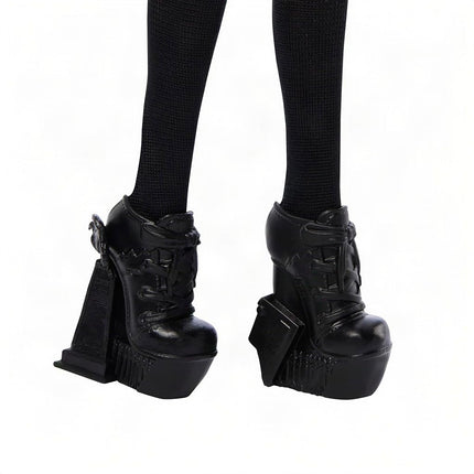 Monster High x Wednesday Addams Doll in Black Dress