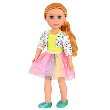 Glitter Girls 14 Inch Doll Clothes, Shimmer Glimmer Floral Outfit, Outfits
