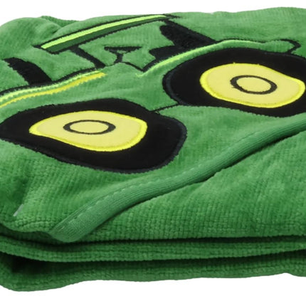 John Deere Serviette à capuche tracteur pour bébé garçon, Vert, Taille unique