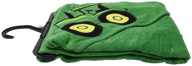 John Deere Baby Boys' Tractor Hooded Towel, Green, One Size