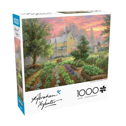 Buffalo Games - Abraham Hunter - Summer Garden - 1000 Piece Jigsaw Puzzle for Adults - Challenging Puzzle Perfect for Game Nights - Finished Size is 26.75 x 19.75