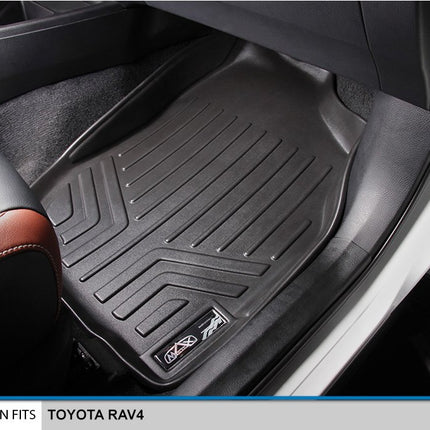 SMARTLINER Custom Fit Floor Mats and Cargo Liner Set for 2013-2018 Toyota RAV4