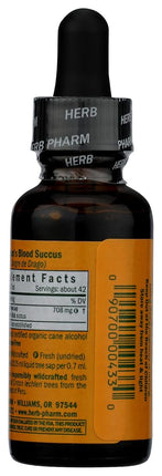Herb Pharm Dragon's Blood (Sangre de Drago) Liquid Tree Sap for Digestive Support - 1 Ounce