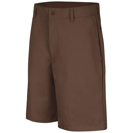 Red Kap Men's Plain Front Short, Brown, 30x10