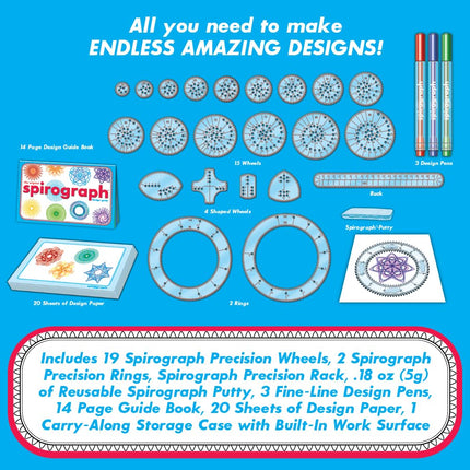 Spirograph Deluxe Drawing Design Set