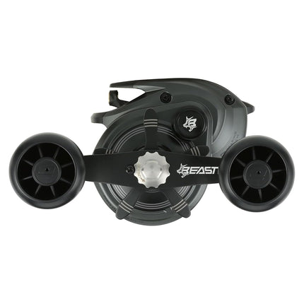 Abu Garcia Beast Low Profile Baitcasting Reel | Freshwater & Saltwater Predator Casting Fishing Reel | Power Stack Carbon Drag | Aluminium Body | 4.8:1 Gear Ratio | 4000 | Left Hand