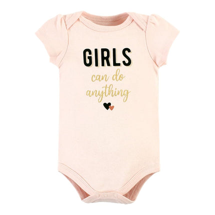 Bodies en coton unisexe Hudson Baby, motifs Cœurs à la cannelle, paquet de 5, 9-12 mois, motifs Cœurs à la cannelle, paquet de 5, 9-12 mois