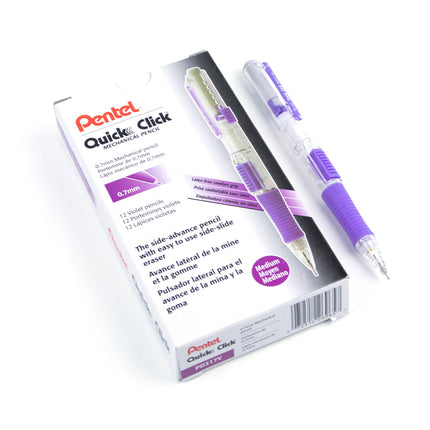 Pentel QUICK CLICK Mechanical Pencil (0.7mm), Viol