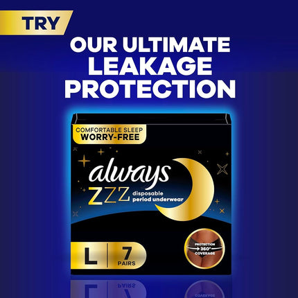 Always Maxi Overnight Extra Heavy Flow with Wings, Unscented Pads 27 Count (Jumbo)