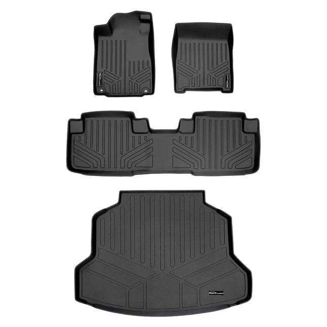 SMARTLINER Custom Fit Floor Mats 2 Rows and Cargo 