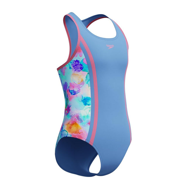 Speedo Girls Printed Sport Splice