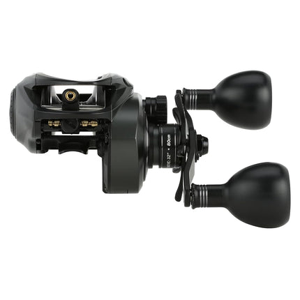 Abu Garcia Beast Low Profile Baitcasting Reel | Freshwater & Saltwater Predator Casting Fishing Reel | 7.3:1 Gear Ratio | Power Stack Carbon Drag | Aluminium Body | 2000 | Left Handed