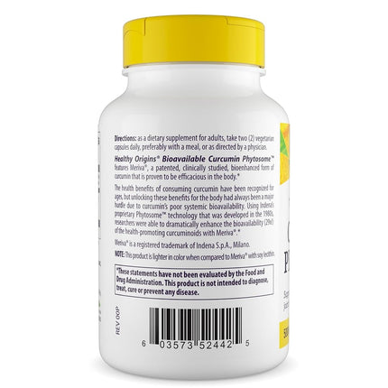 Healthy Origins Curcumin Phytosome (featuring Meriva SF) 500 mg, 60 Veggie Caps